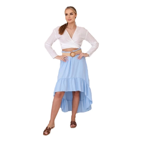 Moteriškas šviesiai mėlynas sijonas Pixel 28917