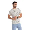 Vyriški baltos spalvos marškinėliai Authentic V1 OM-TSFP-0225