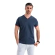 Vyriški tamsiai mėlynos spalvos marškinėliai Brak V1 OM-TSCT-0198