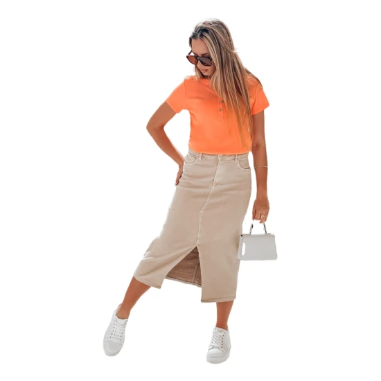 Moteriška oranžinės spalvos palaidinė Kiss Look RY2840