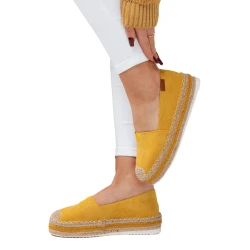 Moteriški geltoni laisvalaikio bateliai LANSI