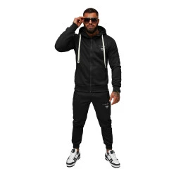 Vyriškas juodos spalvos sportinio kostiumo komplektas Icon