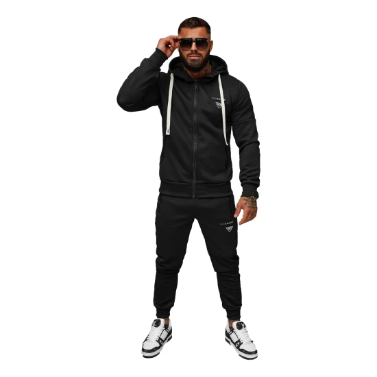 Vyriškas juodos spalvos sportinio kostiumo komplektas Icon O/LN11760