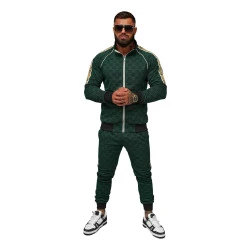 Vyriškas žalias sportinio kostiumo komplektas Design