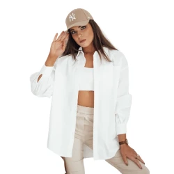 Moteriški balti marškiniai Levy