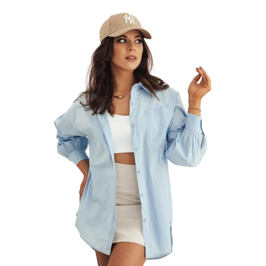 Moteriški šviesiai mėlyni marškiniai Levy DY0382