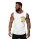Balti vyriški marškinėliai be rankovių Sport JS/8B1717/1Z