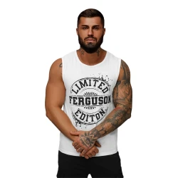 Vyriški balti marškinėliai be rankovių Ferguson