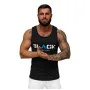 Men's black sleeveless shirt Black2