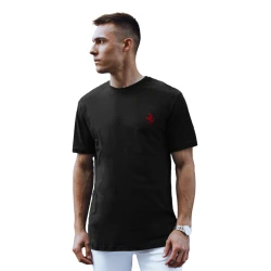 Vyriški juodos spalvos marškinėliai Marly