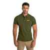 Men's khaki polo shirt Heart JS/8T80