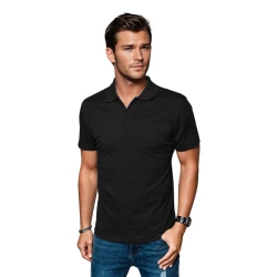 Vyriški juodi polo marškinėliai Palom