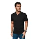 Vyriški juodi polo marškinėliai Palom