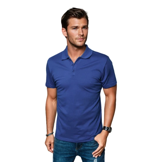 Vyriški mėlyni polo marškinėliai Palom PX0510
