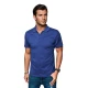 Vyriški mėlyni polo marškinėliai Palom