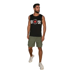 Vyriški juodi marškinėliai Riders