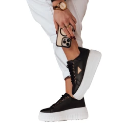 Moteriški juodi laisvalaikio batai Snikpik