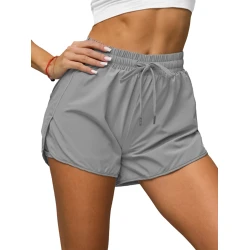 Moteriški sportiniai pilki šortai Boni
