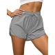 Moteriški sportiniai pilki šortai Boni