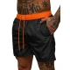 Vyriški šortai juodi/oranžiniai Renald