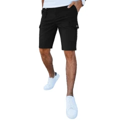 Vyriški juodos spalvos šortai Gam