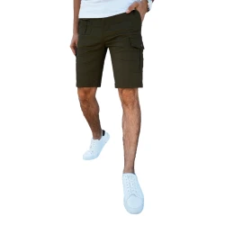 Vyriški tamsiai žalios spalvos šortai Gam