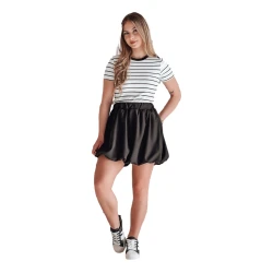 Moteriškas juodas sijonas Puffella