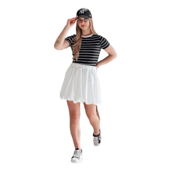 Ladies white skirt Puffella