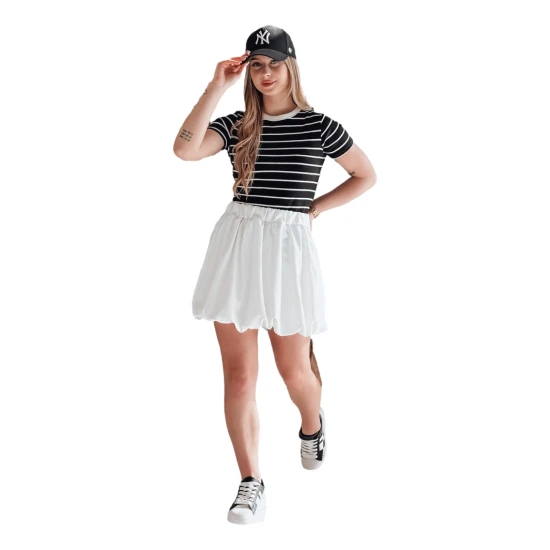 Moteriškas baltas sijonas Puffella CY0501