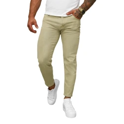 Vyriški rusvi džinsai Novak