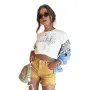 Женские желтые джинсовые шорты Sunylook
