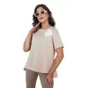 Women's brown T-shirt Binda RY2484