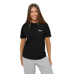 Moteriški juodos spalvos marškinėliai Inlove