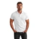 Vyriški balti polo marškinėliai Casual
