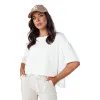 Women's oversized white T-shirt Eling T-shirt
