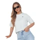 Moteriški balti marškinėliai Mila