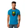 Men's turquoise T-shirt Wolf