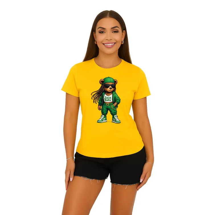 Women's yellow T-shirt Bear PK4023