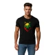 Vyriški juodi marškinėliai Vilkas PK4021