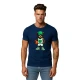 Vyriški tamsiai mėlyni marškinėliai Meškinas be džemperio PK4020