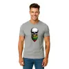 Men's light grey shirt Skull and Beard PK4015