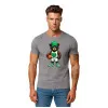 Men's grey T-shirt Coon without jumper PK4020