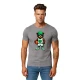 Vyriški pilki marškinėliai Meškinas be džemperio PK4020