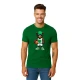 Vyriški tamsiai žali marškinėliai Meškinas be džemperio PK4020