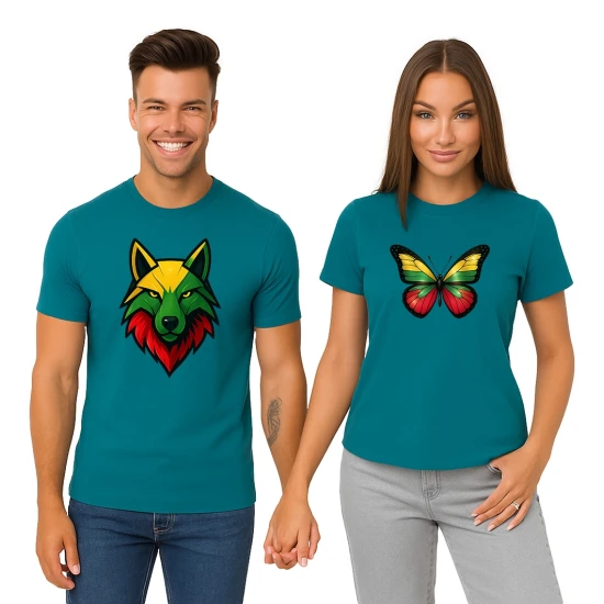 Turkio marškinėlių komplektas Vilkas-drugelis PK4026