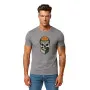 Men's grey shirt Skull and Ball