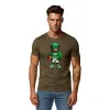 Men's khaki shirt Bear with ball jumper PK4019