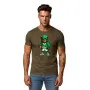 Men's khaki shirt Bear with ball sweatshirt