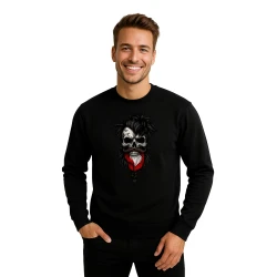 Miesten musta pusero Puola pääkallo