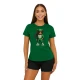 Moteriški tamsiai žali marškinėliai Meškutė